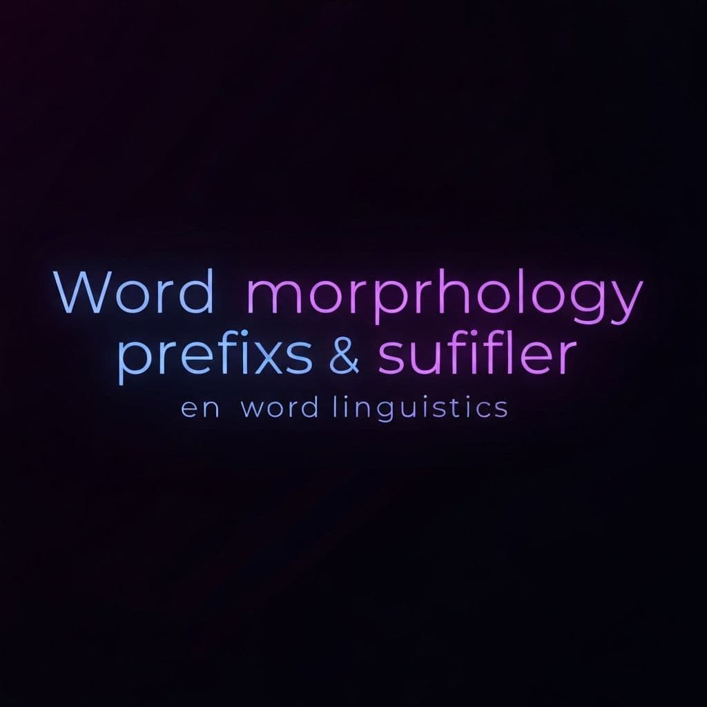 Advanced Word Formation - Learn C1 English with out of the box