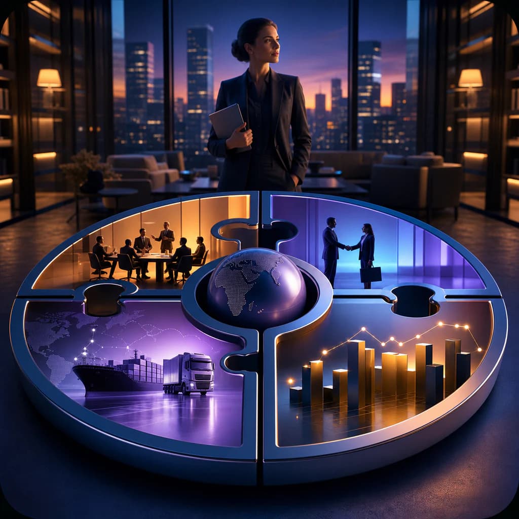 Business English: Professional Context - Learn B2 English with multi sentence fill