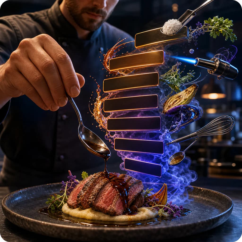 Culinary Techniques & Terms - Learn C1 English with word box fill