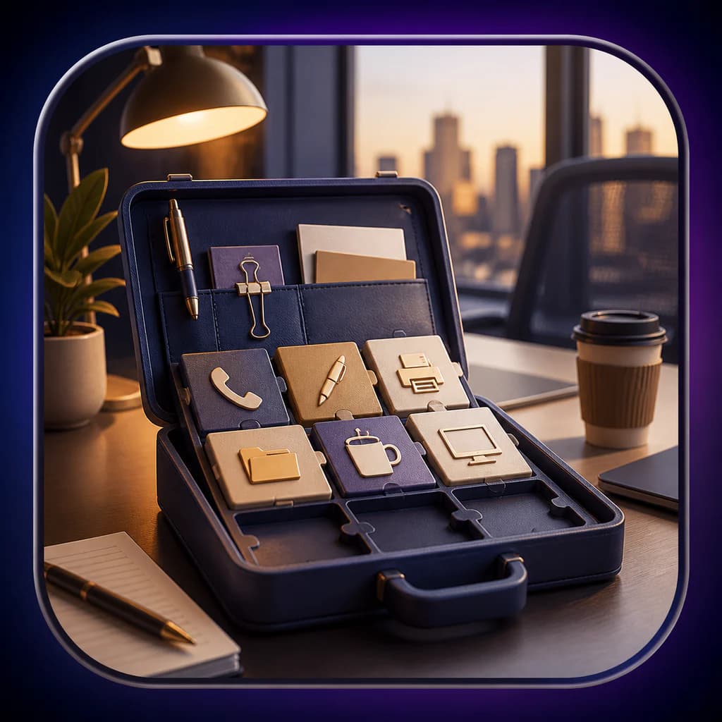 Office Basics Vocabulary - Learn A2 English with word box fill