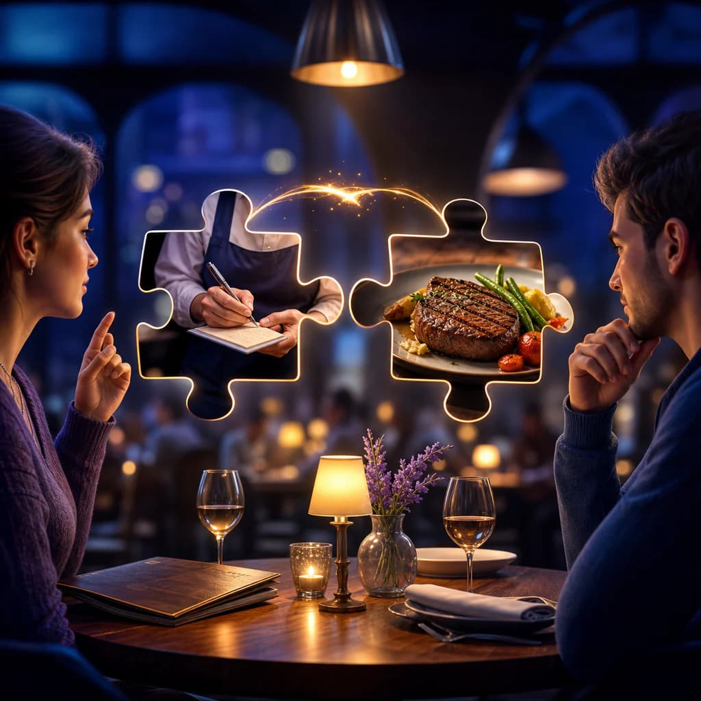 Restaurant Ordering - Match Pairs - Learn A2 English with matching