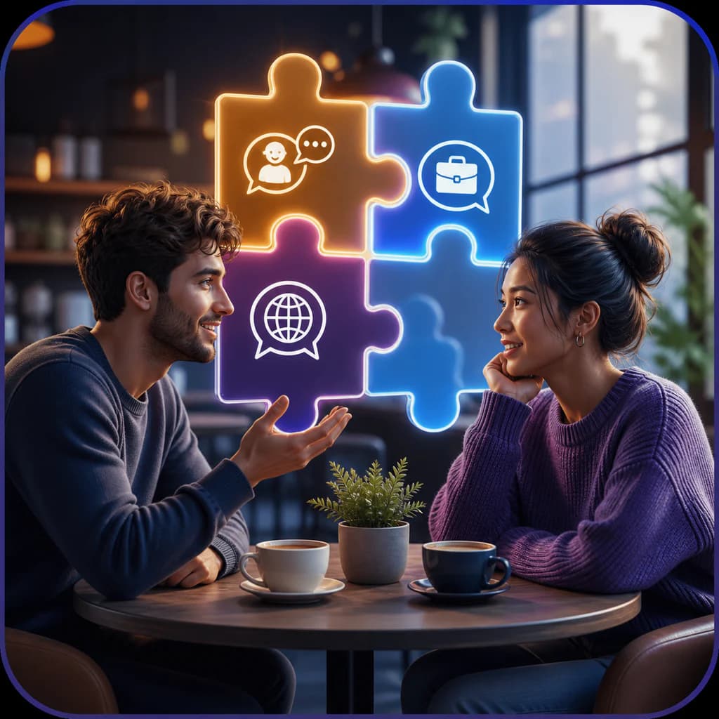 Small Talk: Memory Match - Learn A2 English with memory