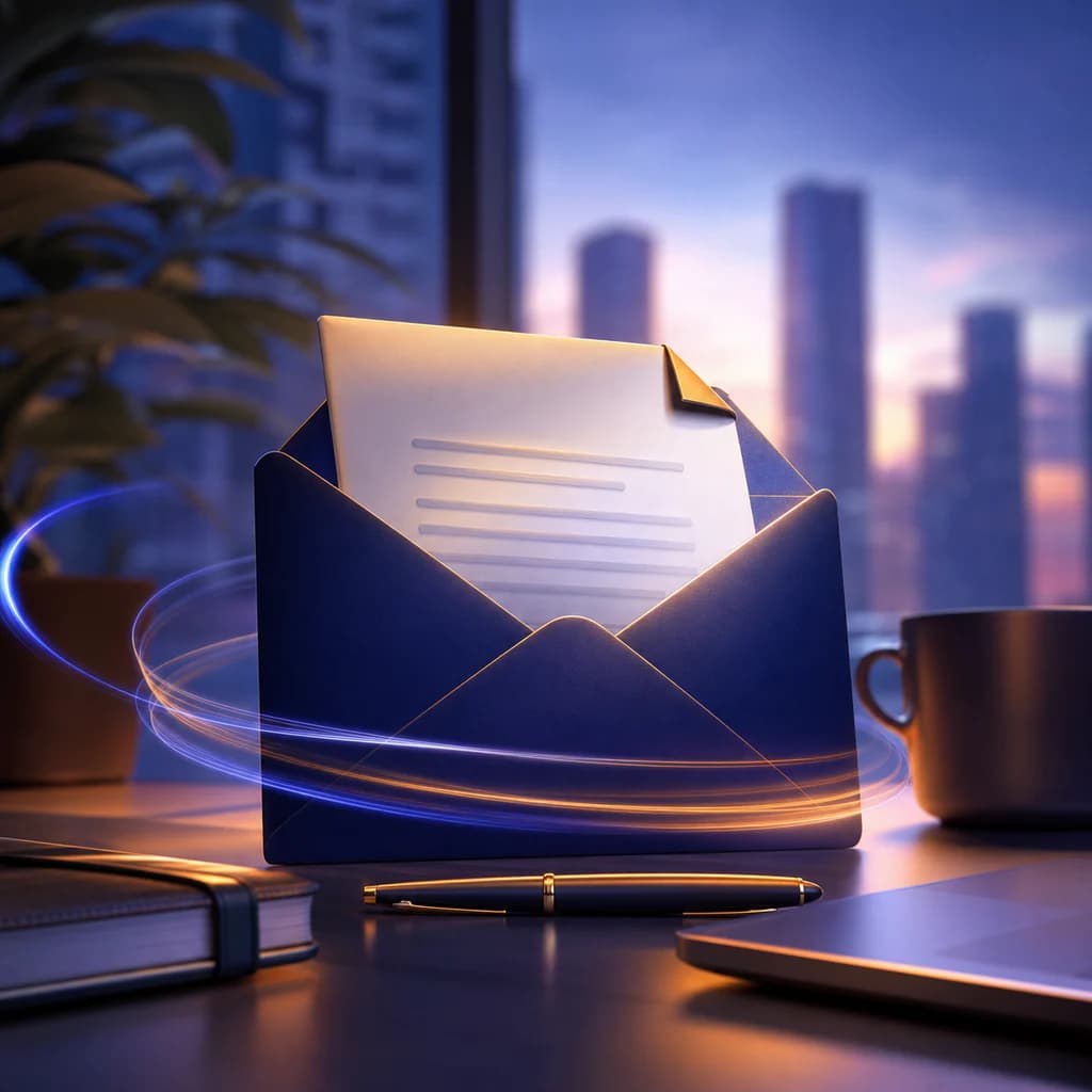 Professional Email Phrases - Learn B2 English with quiz