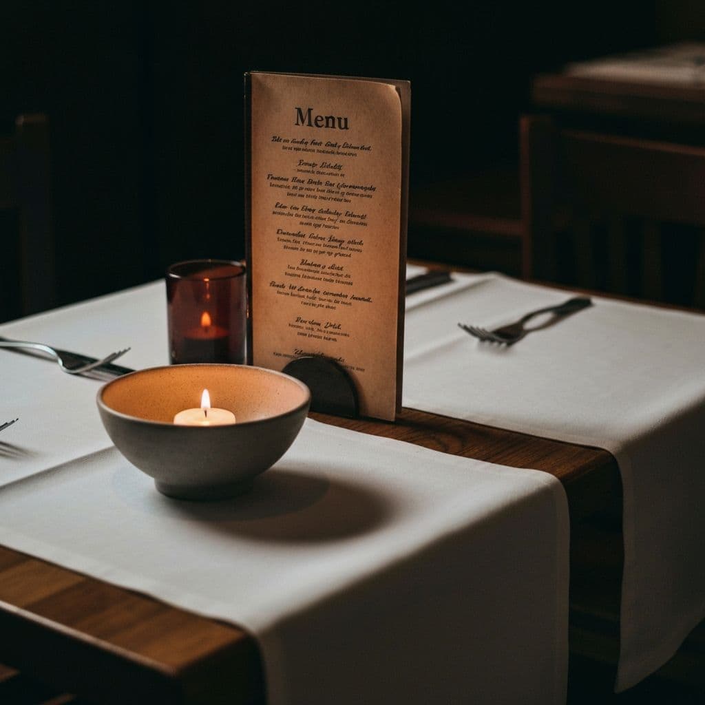 Your First Restaurant Visit - Learn A1 English with word box fill